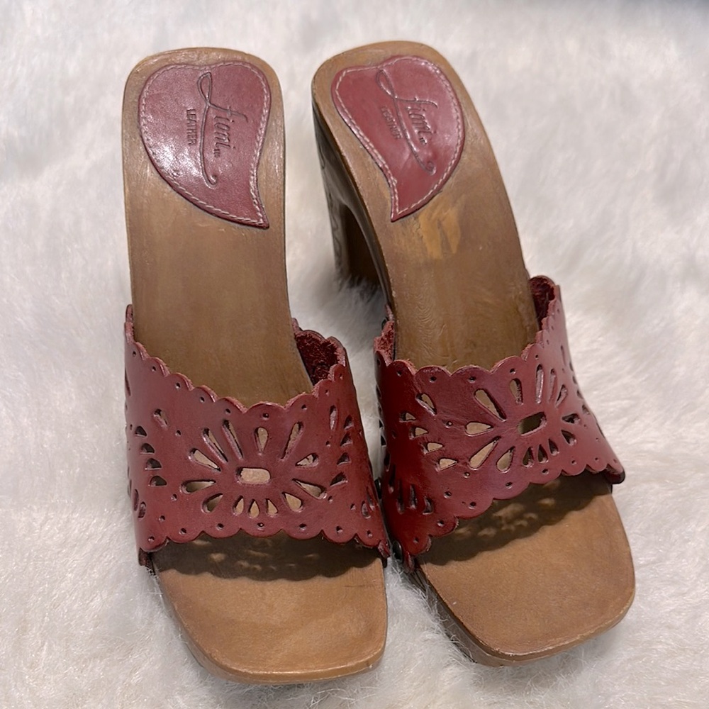 Women’s Red Leather heels